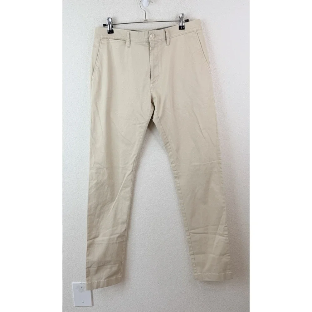 J.Crew 484 Slim Stretch Chino Pants Men's 32x34 Khaki Preppy Smart Casual NWT
